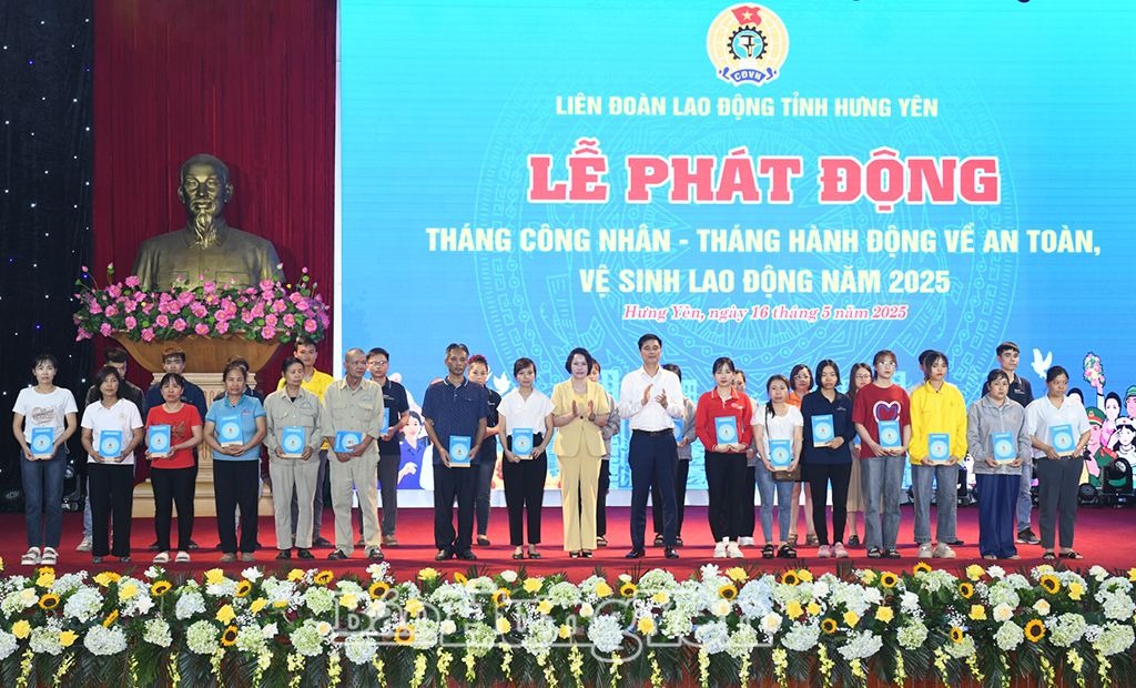 Hưng Yên phát động Tháng công nhân năm 2025