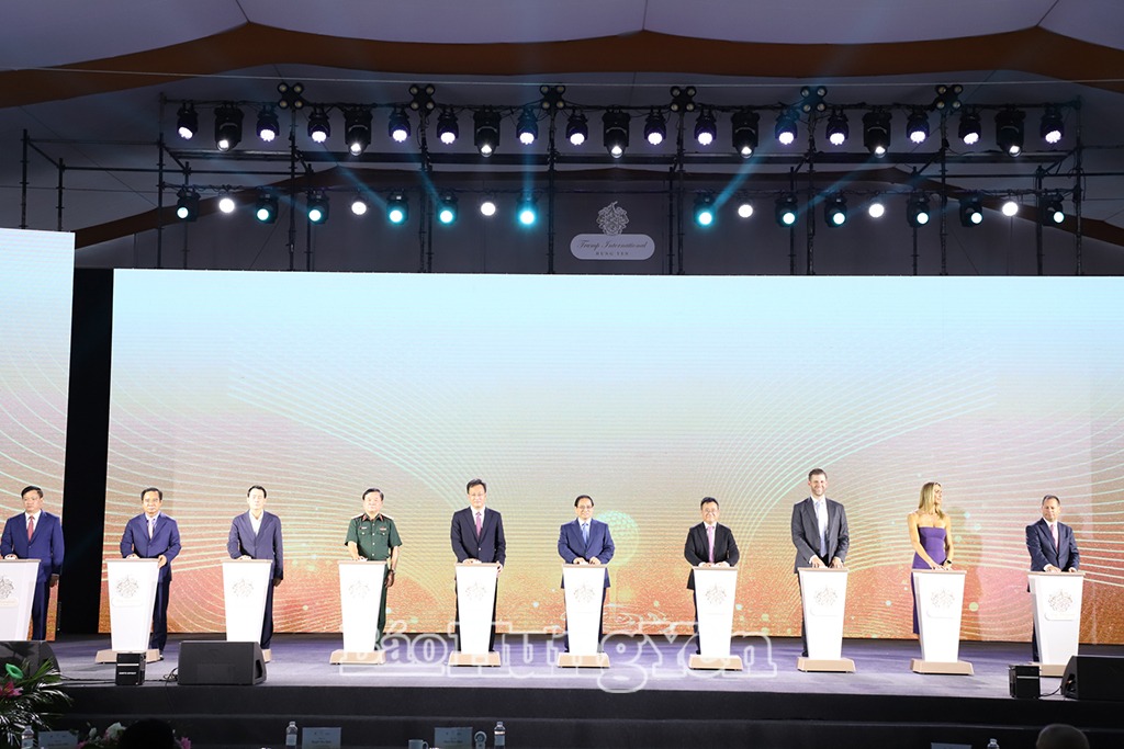 Thủ tướng Chính phủ Phạm Minh Chính dự khởi công dự án Khu phức hợp đô thị, du lịch sinh thái, sân gôn Khoái Châu