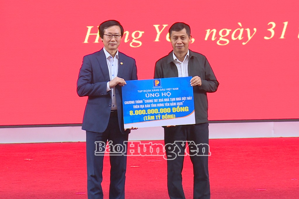 Hưng Yên: Trên 27,5 tỷ đồng ủng hộ Chương trình xóa nhà tạm, nhà dột nát