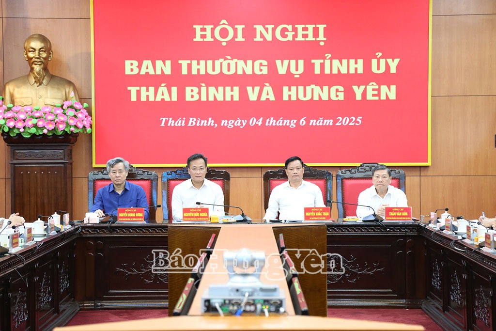 Thống nhất phương án thành lập Đảng bộ tỉnh Hưng Yên mới