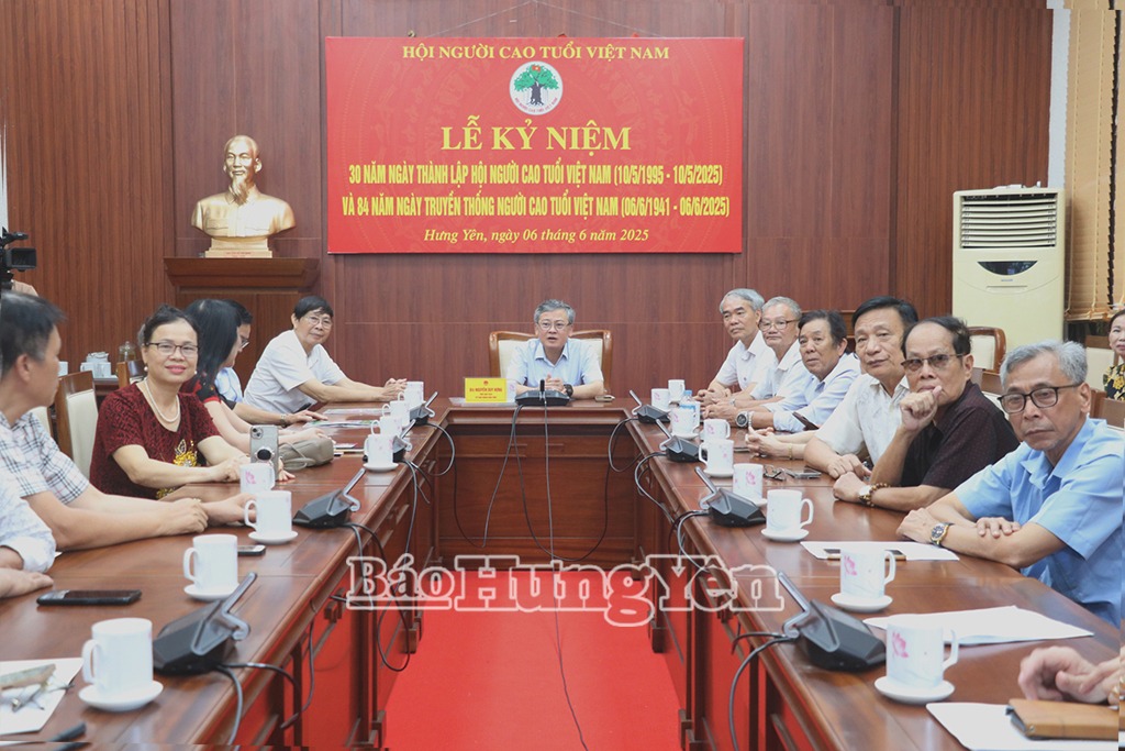 Lễ kỷ niệm 30 năm ngày thành lập Hội Người cao tuổi Việt Nam (10/5/1995 – 10/5/2025) và 84 năm ngày truyền thống người cao tuổi Việt Nam (6/6/1941 – 6/6/2025)