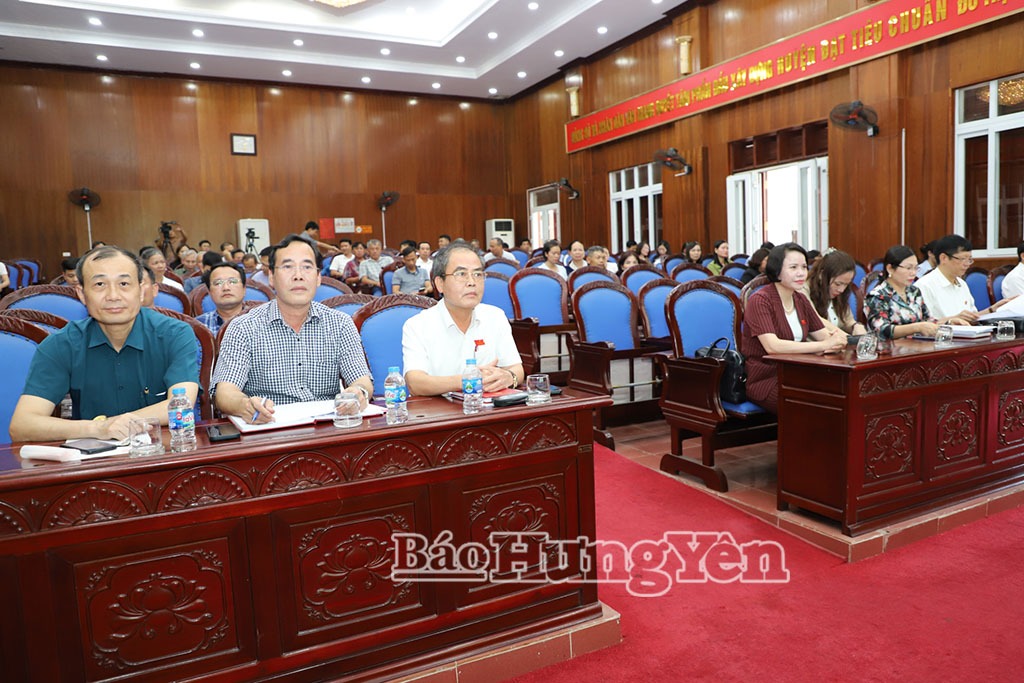 Đại biểu HĐND tỉnh tiếp xúc cử tri huyện Văn Giang