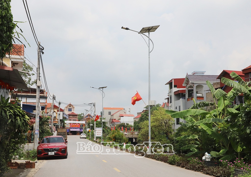 Những cụm đèn đường bằng năng lượng mặt trời