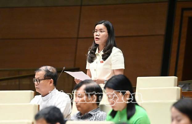 Đại biểu Quốc hội tỉnh Hưng Yên tham gia thảo luận tại hội trường