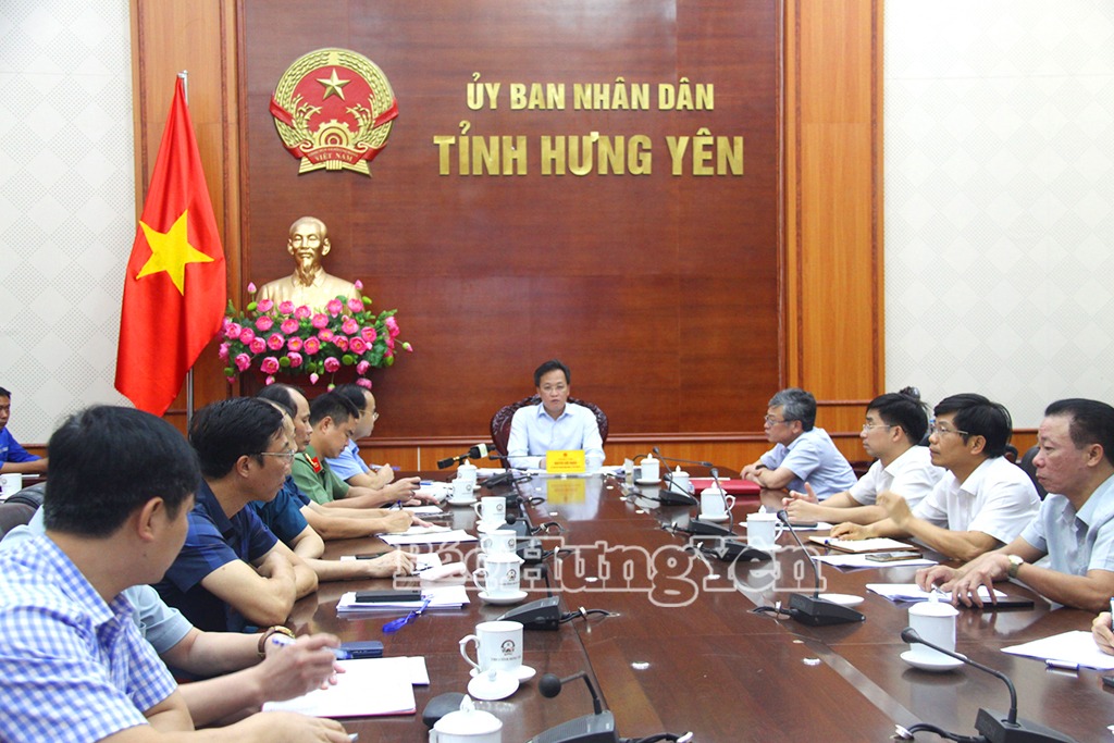 Hưng Yên dự hội nghị trực tuyến toàn quốc triển khai công tác tổ chức kỳ thi tốt nghiệp THPT năm 2025