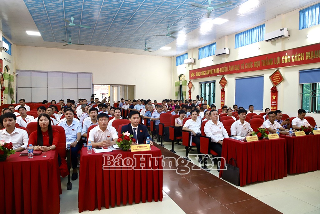 Kỳ họp thứ Nhất, HĐND xã Hồng Quang khoá XX, nhiệm kỳ 2021 – 2026