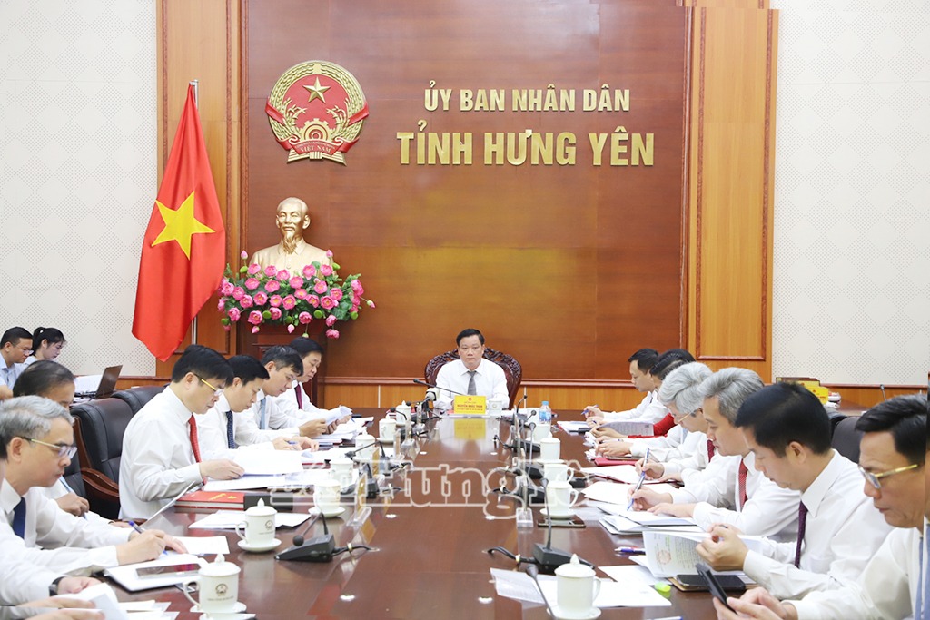 Hội nghị BCH Đảng bộ UBND tỉnh Hưng Yên nhiệm kỳ 2020 - 2025