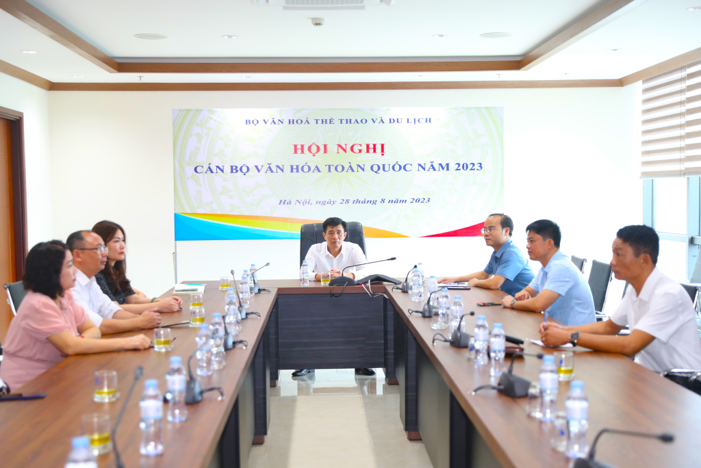 Hội nghị trực tuyến cán bộ văn hóa toàn quốc năm 2023