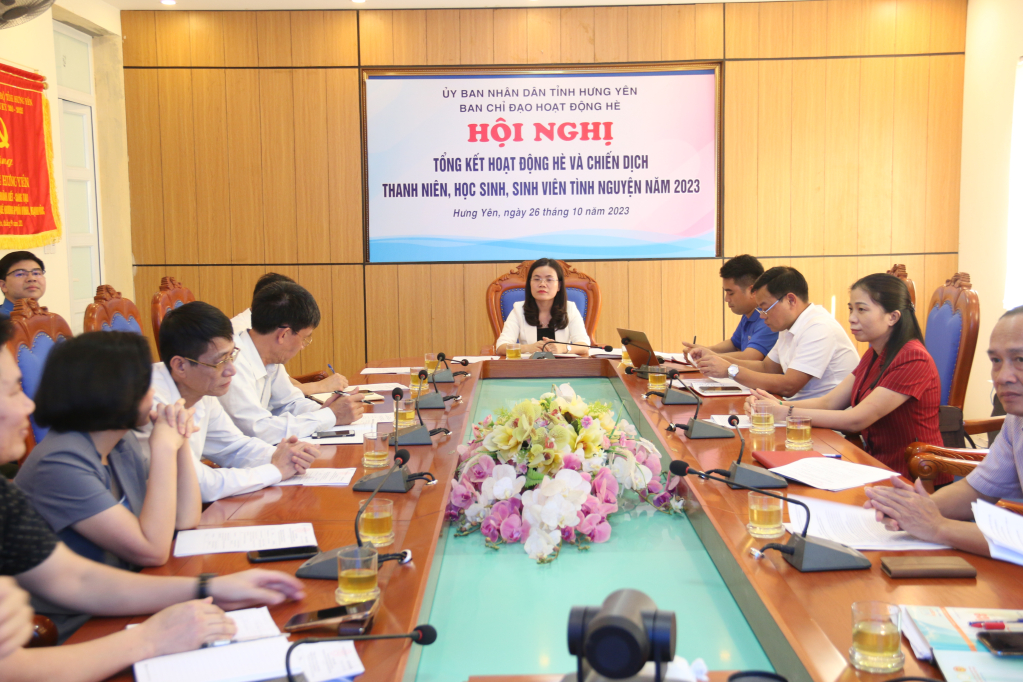 Tổng kết hoạt động hè và chiến dịch thanh niên, học sinh, sinh viên tình nguyện năm 2023