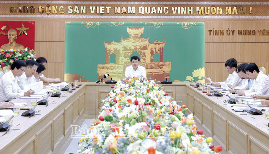 Phát huy tinh thần đoàn kết, xây dựng Đảng bộ các cơ quan Đảng tỉnh trong sạch, vững mạnh, nâng cao năng lực lãnh đạo, sức chiến đấu của các cấp ủy, tổ chức đảng, góp phần xây dựng Hưng Yên phát triển