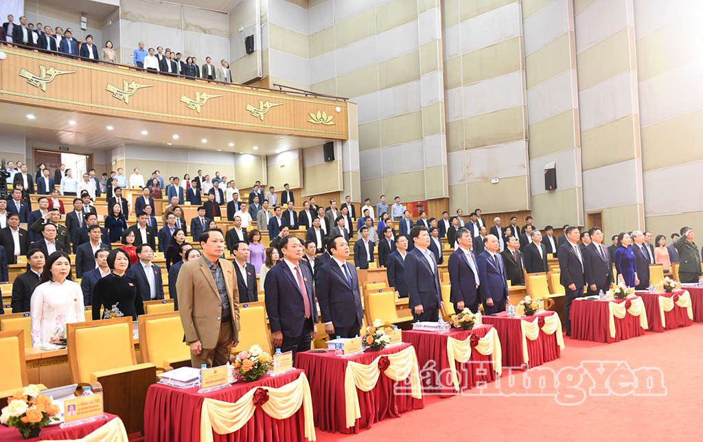 Khai mạc kỳ họp thứ 34, HĐND tỉnh Hưng Yên khóa XVII