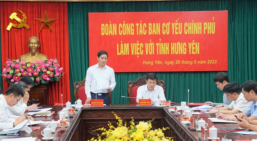 Đoàn công tác của Ban Cơ yếu Chính phủ làm việc với Tỉnh ủy Hải Dương và Hưng Yên về công tác cơ yếu, bảo mật an toàn thông tin