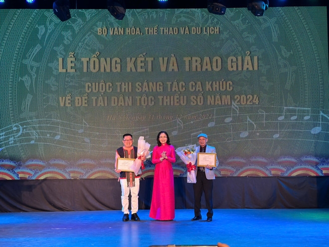 17 tác phẩm đoạt giải Cuộc thi Sáng tác ca khúc về đề tài dân tộc thiểu số năm 2024