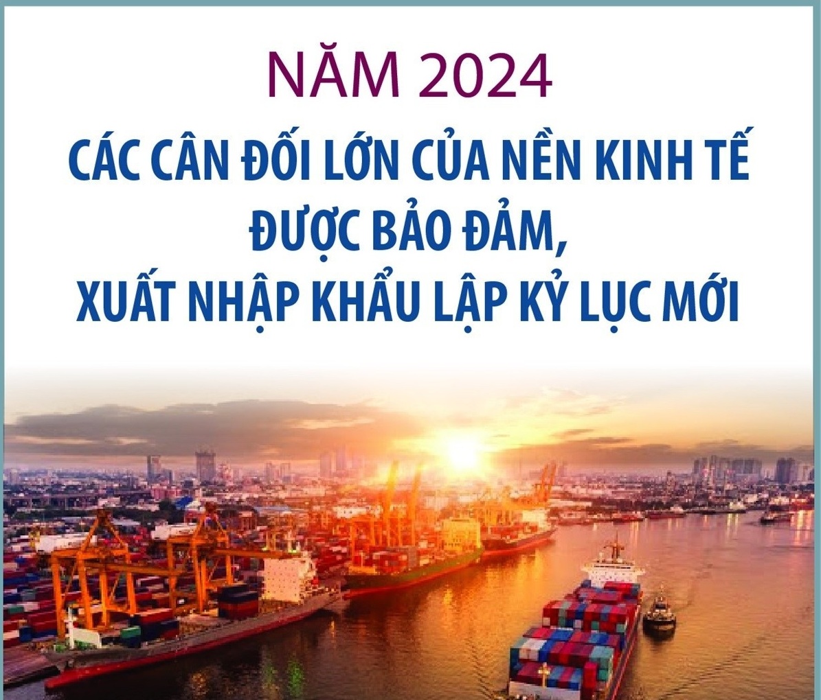 Việt Nam xuất siêu năm thứ 9 liên tục, mức thặng dư gần 25 tỷ USD
