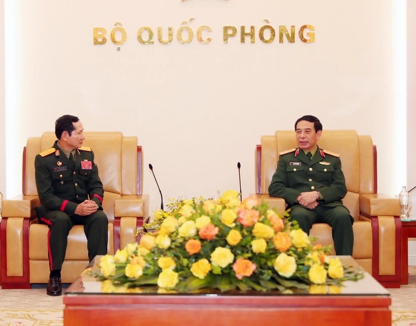 Triển khai hiệu quả các nội dung hợp tác quốc phòng Việt Nam-Lào