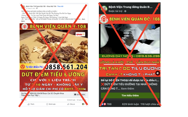 Cảnh giác với các chiêu trò mạo danh Bệnh viện 108 để lừa đảo