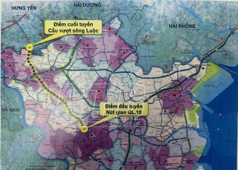 Đầu tư gần 4.930 tỷ đồng xây dựng đường kết nối Thái Bình-Hưng Yên