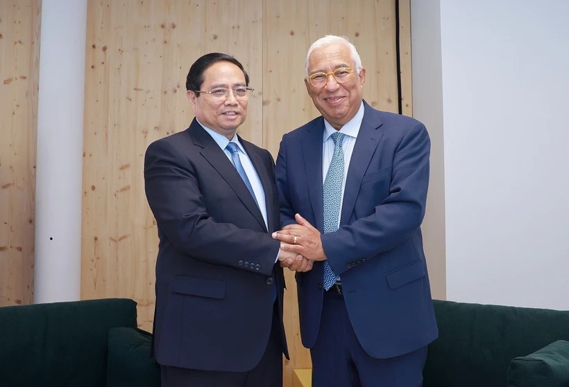 Thủ tướng Phạm Minh Chính gặp các Lãnh đạo Liên minh châu Âu