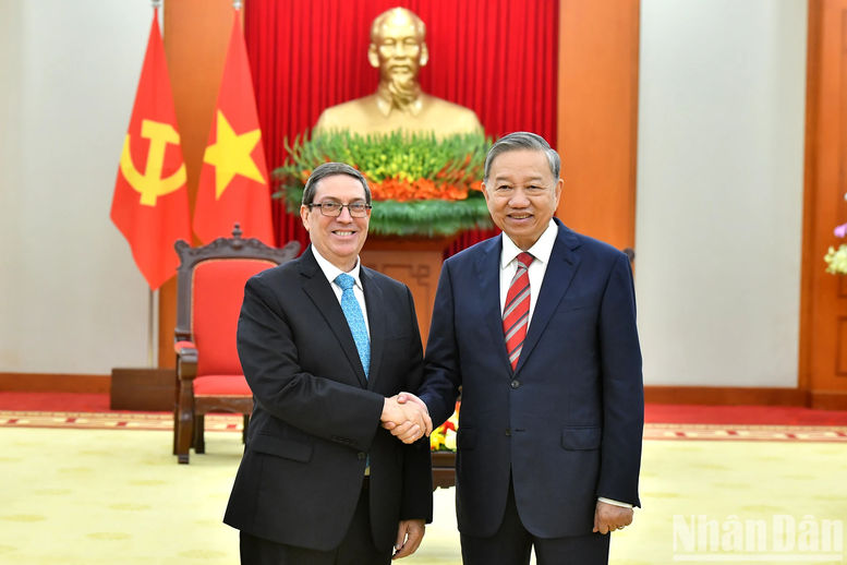 Tổng Bí thư Tô Lâm tiếp Ủy viên Bộ Chính trị, Bộ trưởng Ngoại giao Cuba Bruno Rodríguez Parrilla