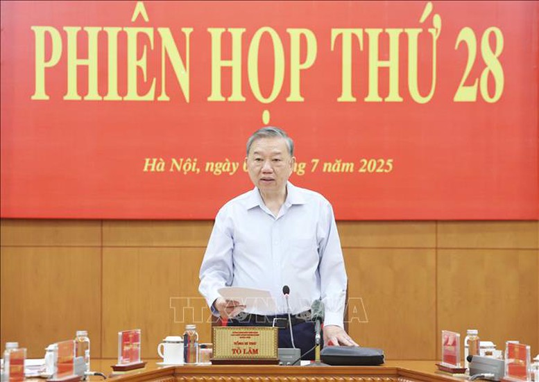 Tổng Bí thư Tô Lâm: Kịp thời phát hiện, xử lý các sai phạm liên quan đến sắp xếp tổ chức bộ máy