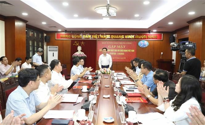 Ban Tuyên giáo Trung ương làm việc với một số cơ quan báo chí chính trị chủ lực