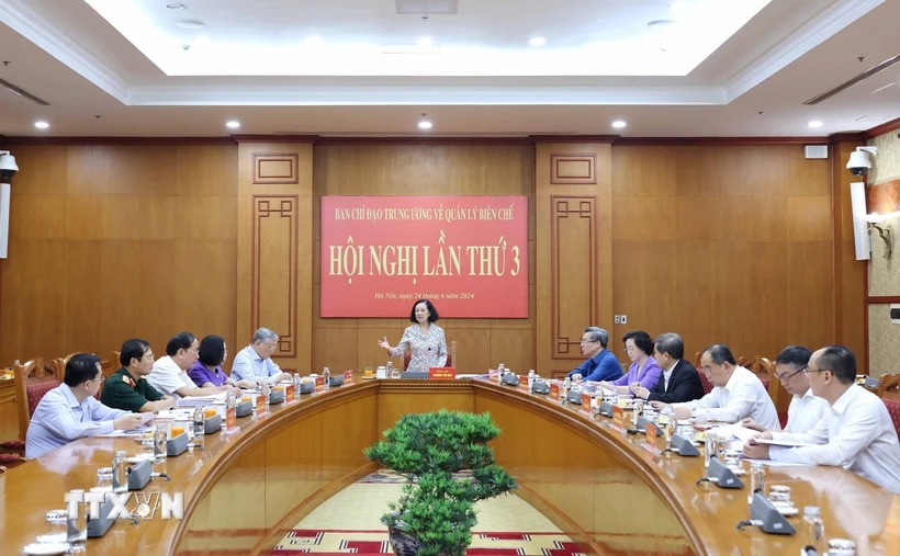 Hội nghị lần thứ ba Ban Chỉ đạo Trung ương về quản lý biên chế