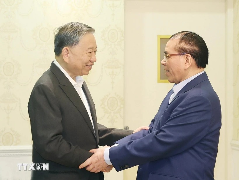 Tổng Bí thư Tô Lâm thăm, chúc Tết gia đình các nguyên lãnh đạo Đảng, Nhà nước