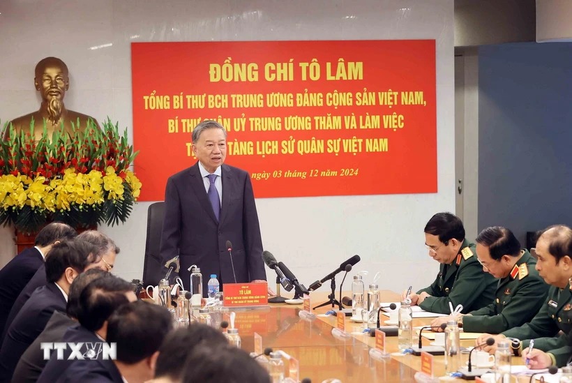 Tổng Bí thư Tô Lâm: Bảo tàng Lịch sử Quân sự Việt Nam phải là 