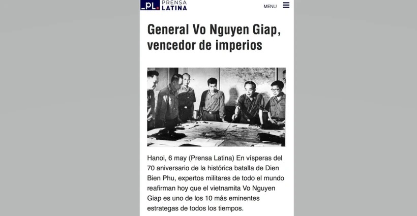 Chuyên gia quốc tế tái khẳng định tầm vóc của Đại tướng Võ Nguyên Giáp