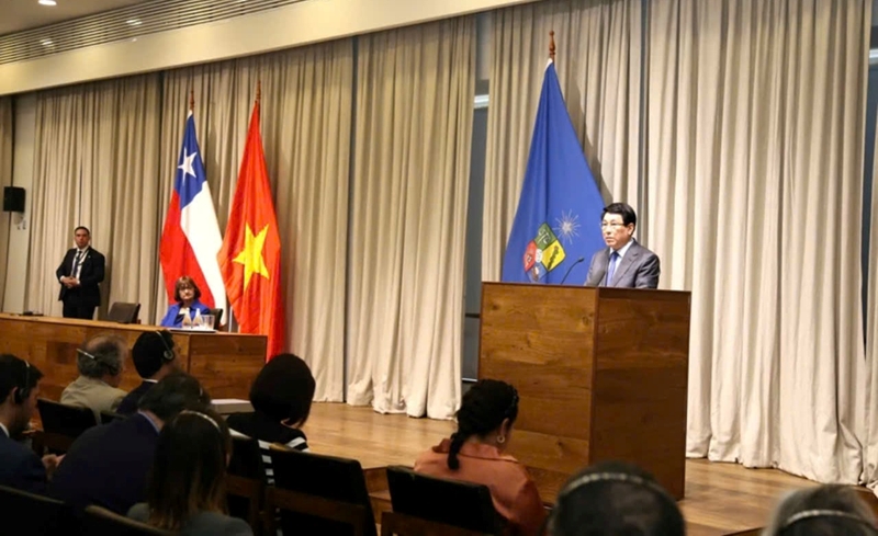 Đưa quan hệ Đối tác toàn diện Việt Nam-Chile lên những tầm cao mới