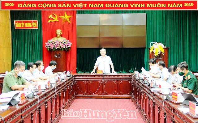 Hội nghị Ban Thường vụ Tỉnh uỷ