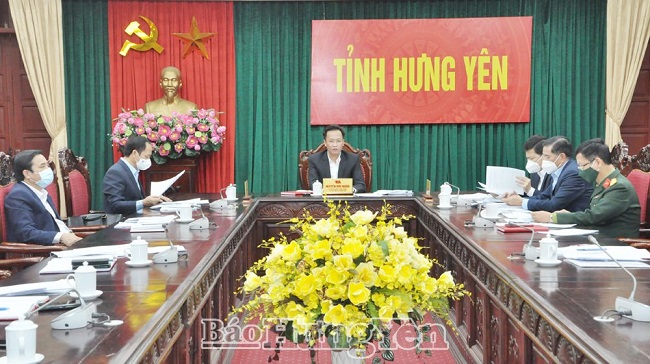 Hưng Yên: Thống nhất phương án tổ chức các hoạt động kỷ niệm 190 năm thành lập tỉnh, 80 năm thành lập Đảng bộ tỉnh và 25 năm tái lập tỉnh