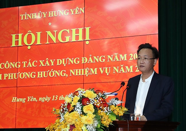 Hưng Yên: Triển khai nhiệm vụ công tác xây dựng Đảng năm 2023