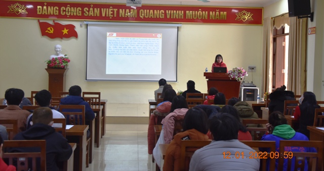 Khai giảng lớp Bồi dưỡng nhận thức về Đảng cho đoàn viên, thanh niên ưu tú sẵn sàng lên đường nhập ngũ năm 2022