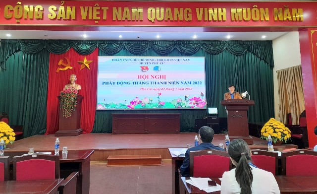 Huyện đoàn Phù Cừ phát động Tháng Thanh niên năm 2022 